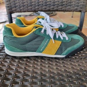 Men's Skechers Sneakers - Green/Yellow - Size 7.5